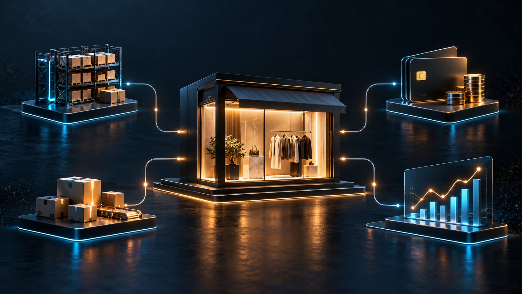Online store and ecommerce system architecture